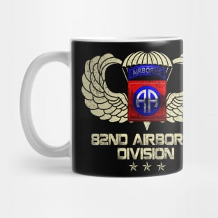 US Army 82nd AIRBORNE Division Veteran Vintage Mug